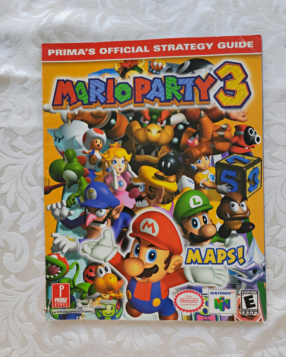 Prima Games Mario Party 3 Strategy Guide N64 Maps 2001 Mario Luigi Peach